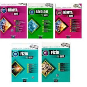 Çap Yayınları AYT Fizik-Kimya TYT AYT Biyoloji Fasikül Set 3 Kitap - Kolektif