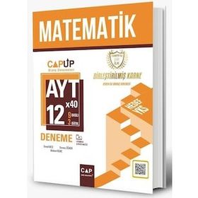 Çap Yayınları - AYT Matematik 12 X 40 Up Deneme