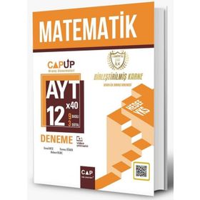 Çap Yayınları - AYT Matematik 12 X 40 Up Deneme