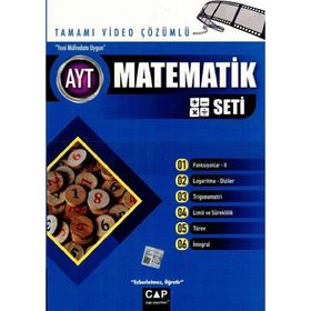 Çap Yayınları AYT Matematik Seti Tamamı Video Çözümlü