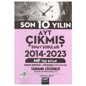 Çap Yayınları AYT MF Son 10 Yılın Çıkmış Soruları