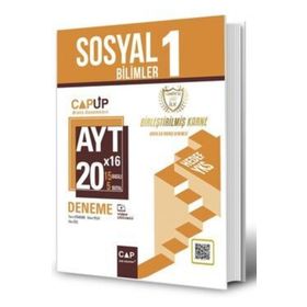 Çap Yayınları - AYT Sosyal Bilimler 1 20 X 16 Up Deneme