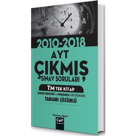 Çap Yayınları AYT TM Tek Kitap Tamamı Çözümlü Çıkmış Sınav Soruları Yeni 2020