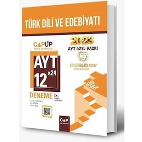 Çap Yayınları AYT Türk Dili ve Edebiyatı 12 X 24 Up Deneme 2023 Özel Baskı