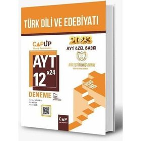 Çap Yayınları AYT Türk Dili ve Edebiyatı 12 X 24 Up Deneme 2023 Özel Baskı
