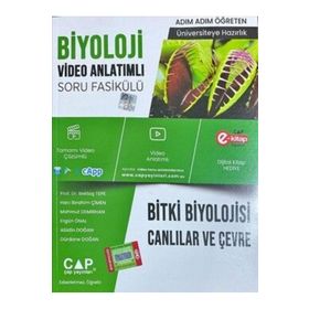 Çap Yayınları Biyoloji Bitki Biyoloji Canlılar ve Çevre Konu Anlatımlı Soru Bankası