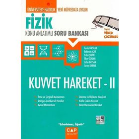 Çap Yayınları Fizik Kuvvet Hareket 2 Konu Anlatımlı Soru Bankası
