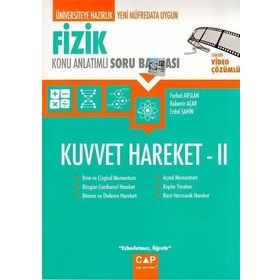 Çap Yayınları Fizik Kuvvet Hareket 2 Konu Anlatımlı Soru Bankası