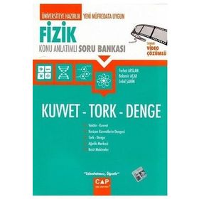 Çap Yayınları Fizik Kuvvet Tork Denge Konu Anlatımlı Soru Bankası