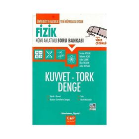 Çap Yayınları Fizik Kuvvet Tork Denge Konu Anlatımlı Soru Bankası