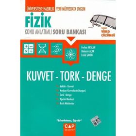 Çap Yayınları Fizik Kuvvet Tork Denge Konu Anlatımlı Soru Bankası