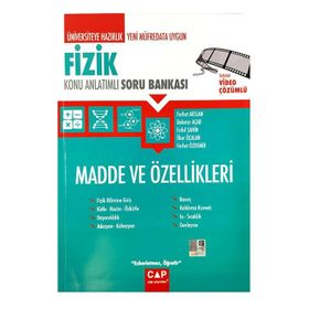 Çap Yayınları Fizik Madde ve Özellikleri Konu Anlatımlı Soru Bankası
