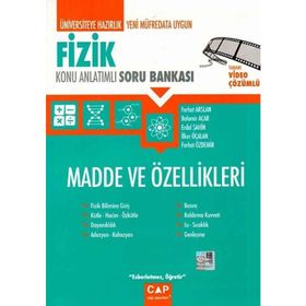 Çap Yayınları Fizik Madde ve Özellikleri Konu Anlatımlı Soru Bankası