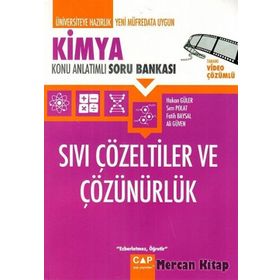 Çap Yayınları Kimya Sıvı Çözeltiler ve Çözünürlük Konu Anlatımlı Soru Bankası