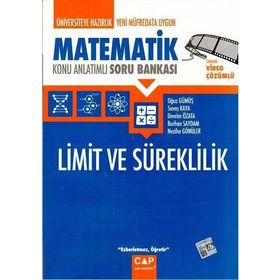 Çap Yayınları Limit Ve Süreklilik Konu Anlatımlı Soru Bankası Yeni 2020