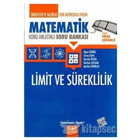 Çap Yayınları Limit ve Süreklilik Konu Anlatımlı Soru Bankası