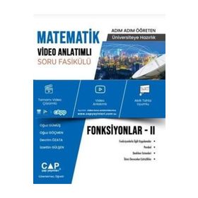 Çap Yayınları Matematik Fonksiyonlar 2 Fasikülü Video Anlatımlı Soru Bankası