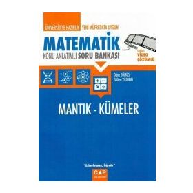Çap Yayınları Matematik Mantık ve Kümeler Konu Anlatımlı Soru Bankası