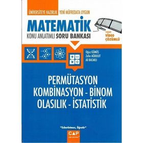 Çap Yayınları Permütasyon Kombinasyon Binom Olasılık İstatistik Konu Anlatımlı