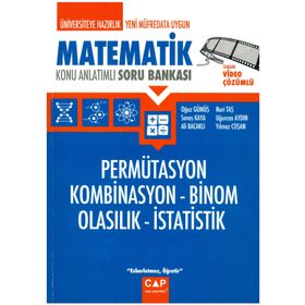 Çap Yayınları Permütasyon Kombinasyon Binom Olasılık İstatistik Konu Anlatımlı