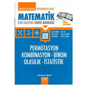 Çap Yayınları Permütasyon Kombinasyon Binom Olasılık İstatistik Konu Anlatımlı