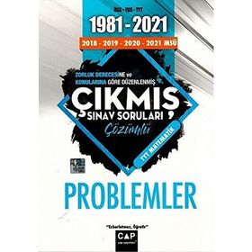 Çap Yayınları Problemler Çıkmış Sınav Soruları