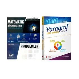 Çap Yayınları Problemler ve Sonuç Yayınları TYT AYT Paragraf Soru Bankası Seti