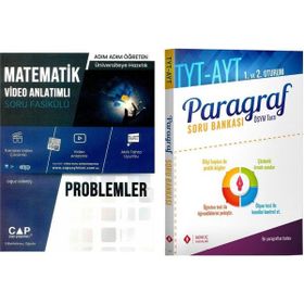 Çap Yayınları Problemler ve Sonuç Yayınları TYT AYT Paragraf Soru Bankası Seti
