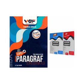Çap Yayınları Tüm Sınavlar İçin Paragraf VAF Serisi Soru Bankası