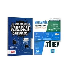 Çap Yayınları Türev ve Ankara Kitap Merkezi Paragraf Soru Bankası Seti 2 Kitap