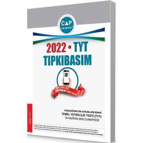 Çap Yayınları TYT 2022 Tıpkı Basım Soru Bankası