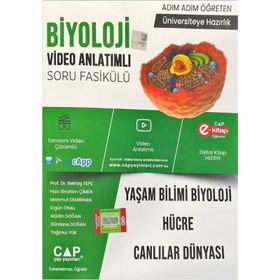 Çap Yayınları Tyt Ayt Biyoloji Yaşam Biyolojisi Soru Fasikülü