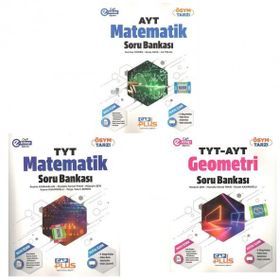 Çap Yayınları TYT AYT Geometri ve Matematik Plus Soru Bankası Seti