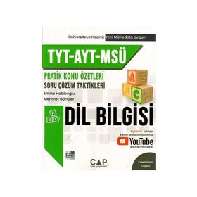 Çap Yayınları Tyt Ayt Msü Dil Bilgisi Pratik Konu Özetli Soru Çözüm Taktikleri