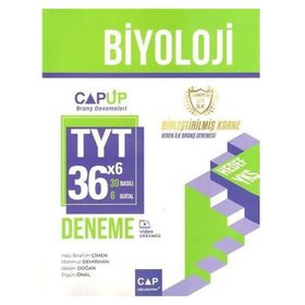 Çap Yayınları - TYT Biyoloji 30 X 6 Up Deneme