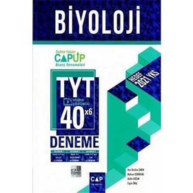 Çap Yayınları TYT Biyoloji 40x6 Up Deneme