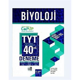 Çap Yayınları TYT Biyoloji 40x6 Up Deneme