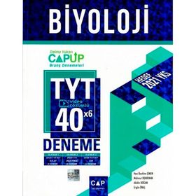 Çap Yayınları TYT Biyoloji 40x6 Up Deneme