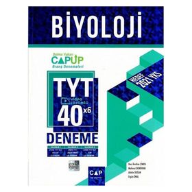 Çap Yayınları TYT Biyoloji 40x6 Up Deneme