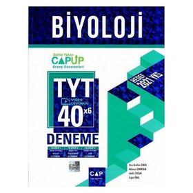 Çap Yayınları TYT Biyoloji 40x6 Up Deneme