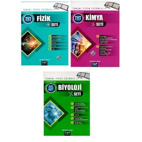 Çap Yayınları TYT Fizik Kimya Biyoloji Video Çözümlü Fasikül Set