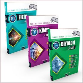 Çap Yayınları TYT Fizik Kimya Biyoloji Video Çözümlü Fasikül Set