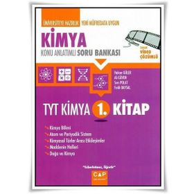 Çap Yayınları TYT Kimya 1. Kitap Konu Anlatımlı Soru Bankası