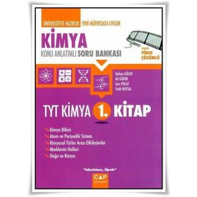 Çap Yayınları TYT Kimya 1. Kitap Konu Anlatımlı Soru Bankası