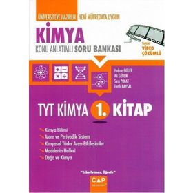Çap Yayınları TYT Kimya 1. Kitap Konu Anlatımlı Soru Bankası