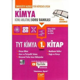 Çap Yayınları TYT Kimya 1. Kitap Konu Anlatımlı Soru Bankası