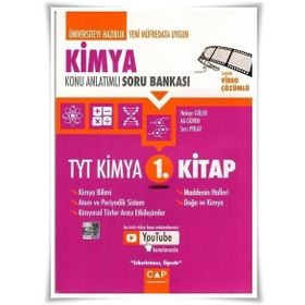Çap Yayınları TYT Kimya 1. Kitap Konu Anlatımlı Soru Bankası