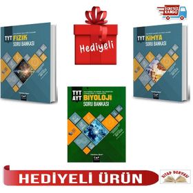 Çap Yayınları TYT Matematik Geometri Fizik Kimya Biyoloji Soru Bankası