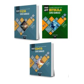 Çap Yayınları TYT Matematik Geometri Fizik Kimya Biyoloji Soru Bankası
