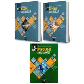 Çap Yayınları TYT Matematik Geometri Fizik Kimya Biyoloji Soru Bankası